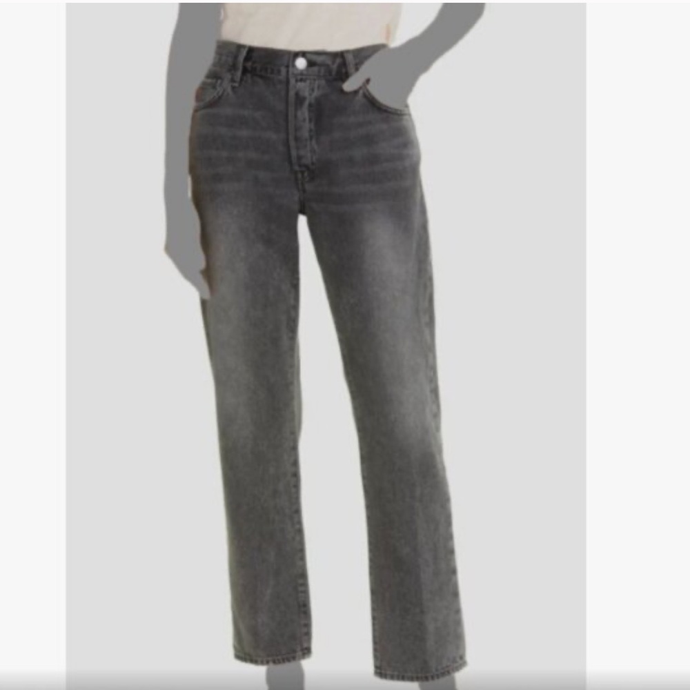 Frame Denim Charcoal Le Slouch Jeans - Picture 5 of 15